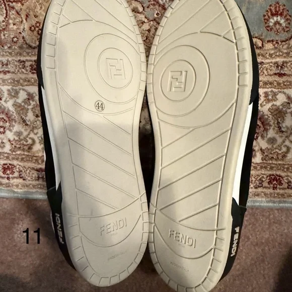 Fendi Black and White Sneakers